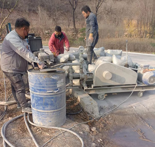 汪清路面下沉注浆